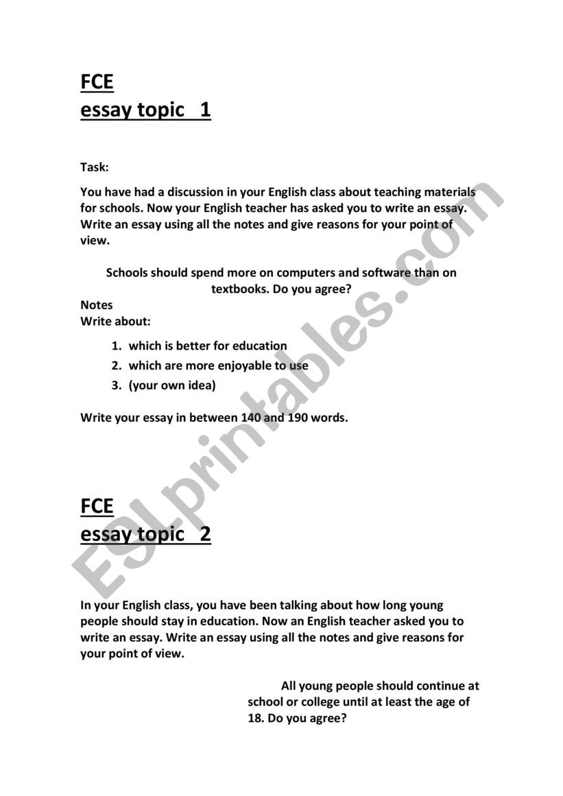 grade 7 how to write an essay