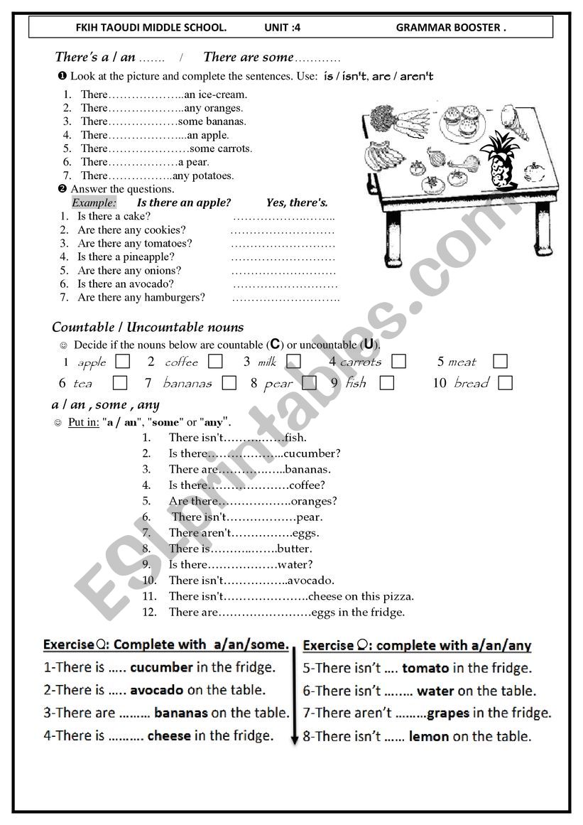countable-and-uncountable-nouns-there-is-there-are-esl-worksheet-by-safouane