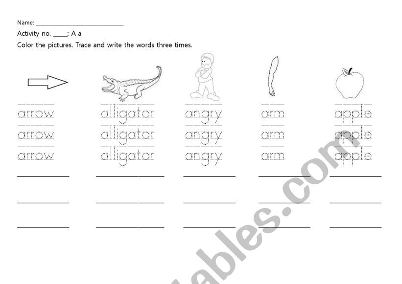 Write worksheet