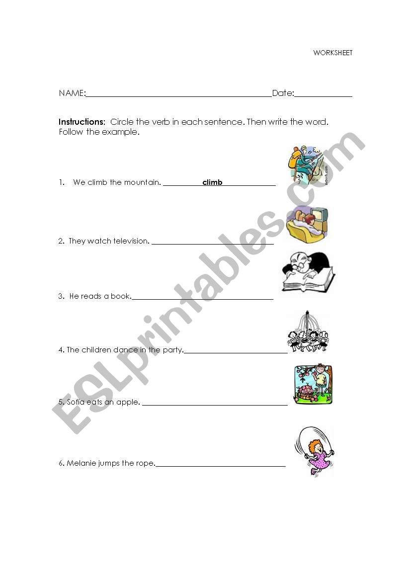 Simple Present Tense worksheet