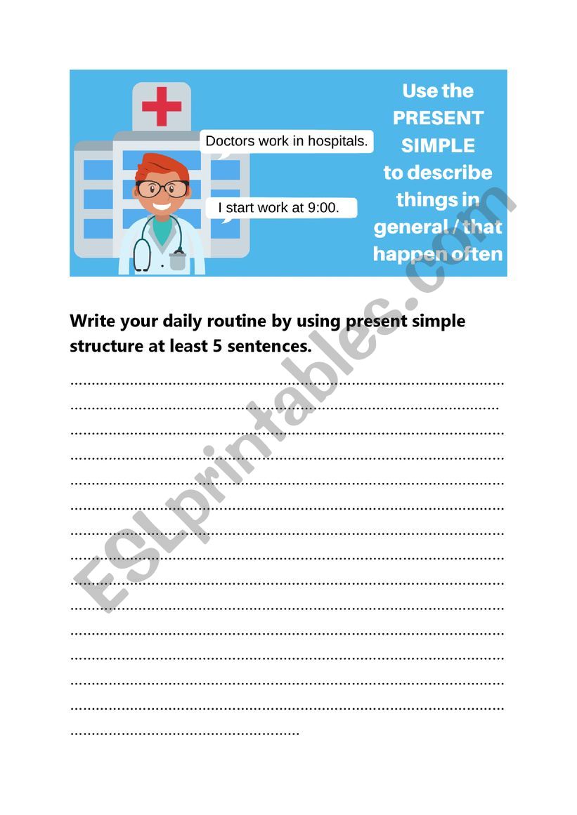 present simple tense worksheet