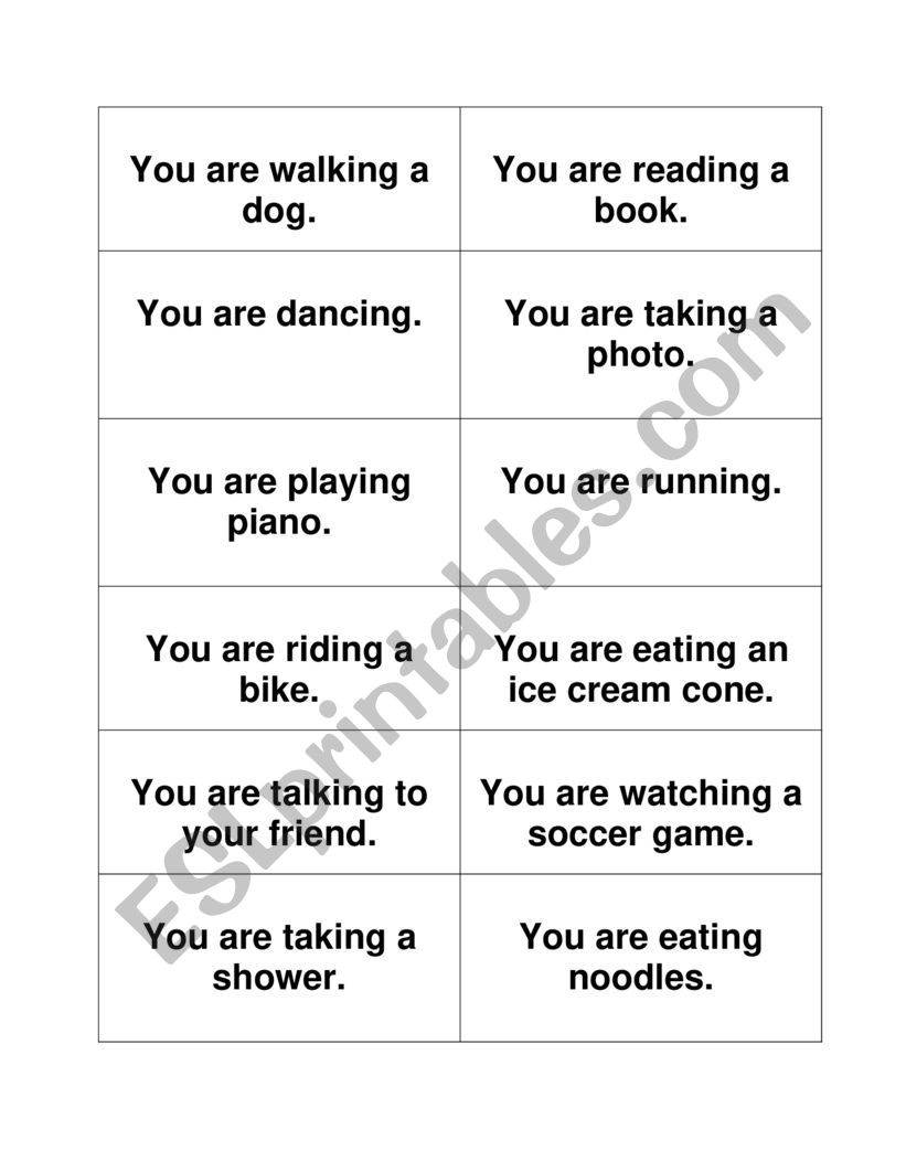 What are you doing? worksheet