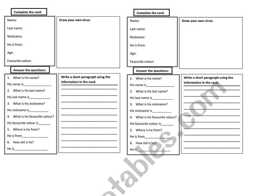 Creating and describing my version of COVID-19