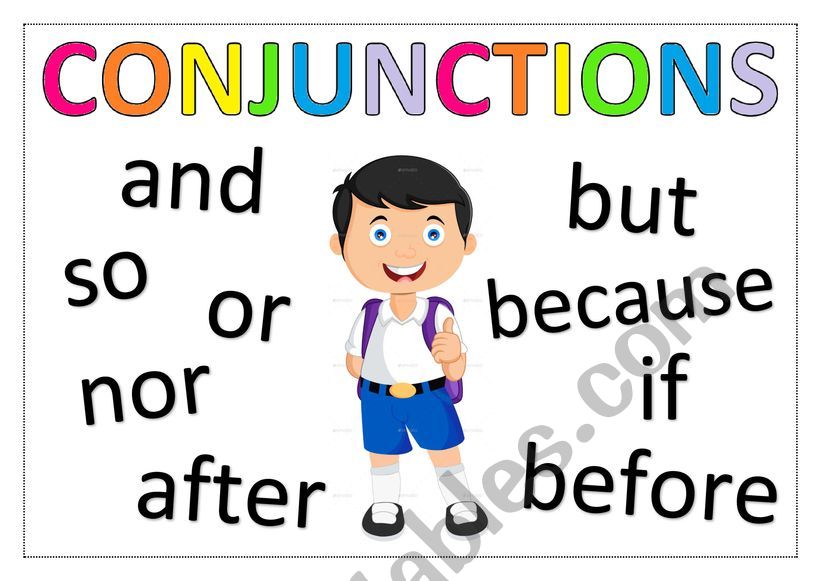 Conjunctions worksheet