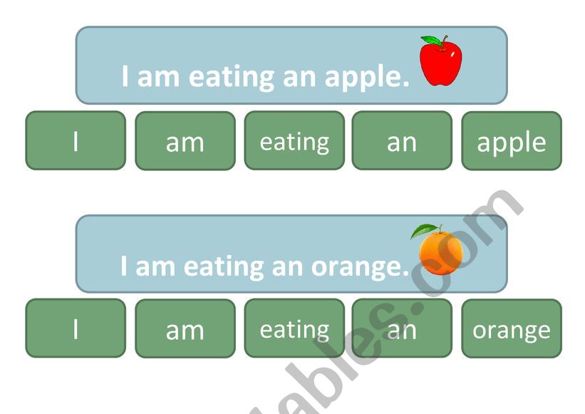 Reading cards worksheet