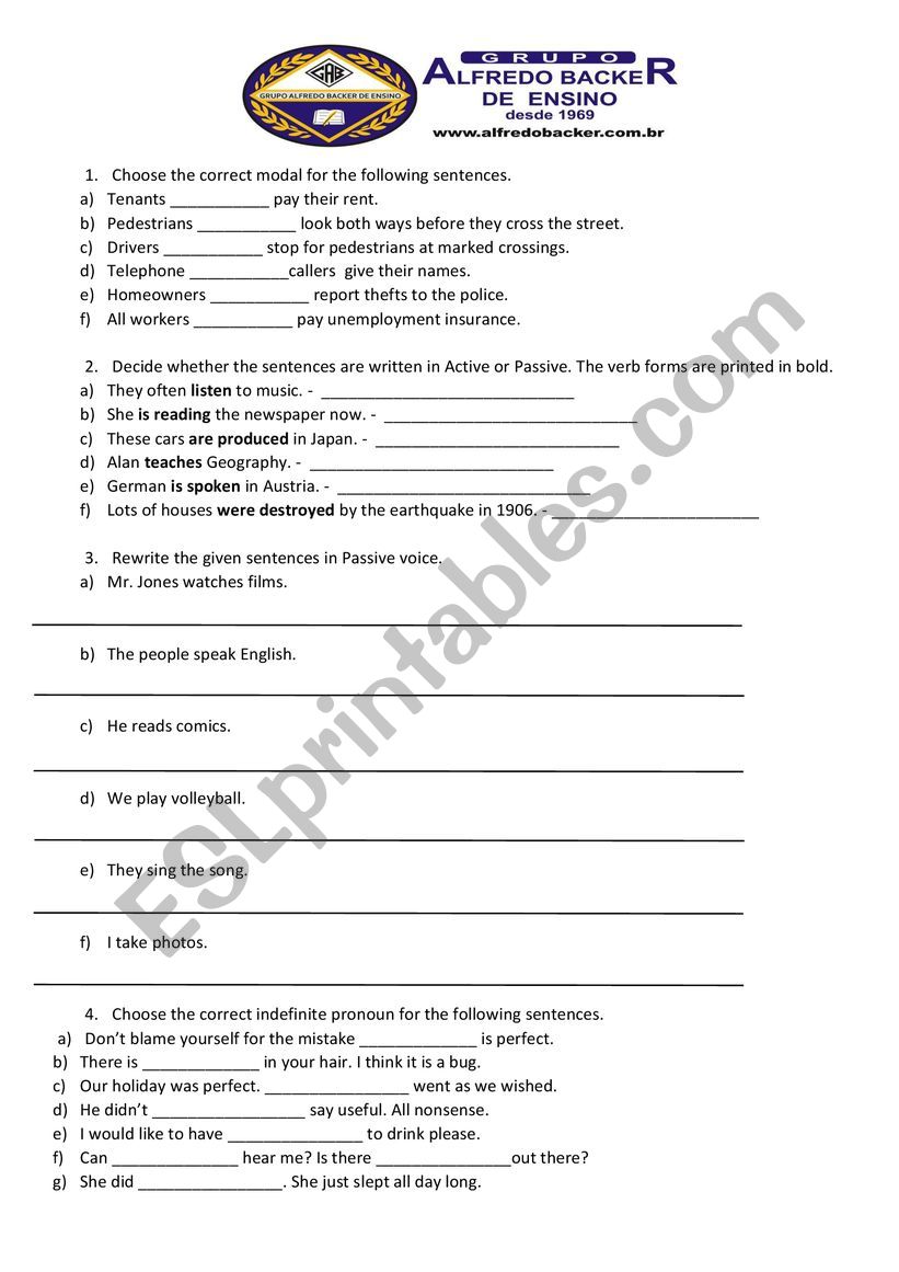 8th grade worksheet
