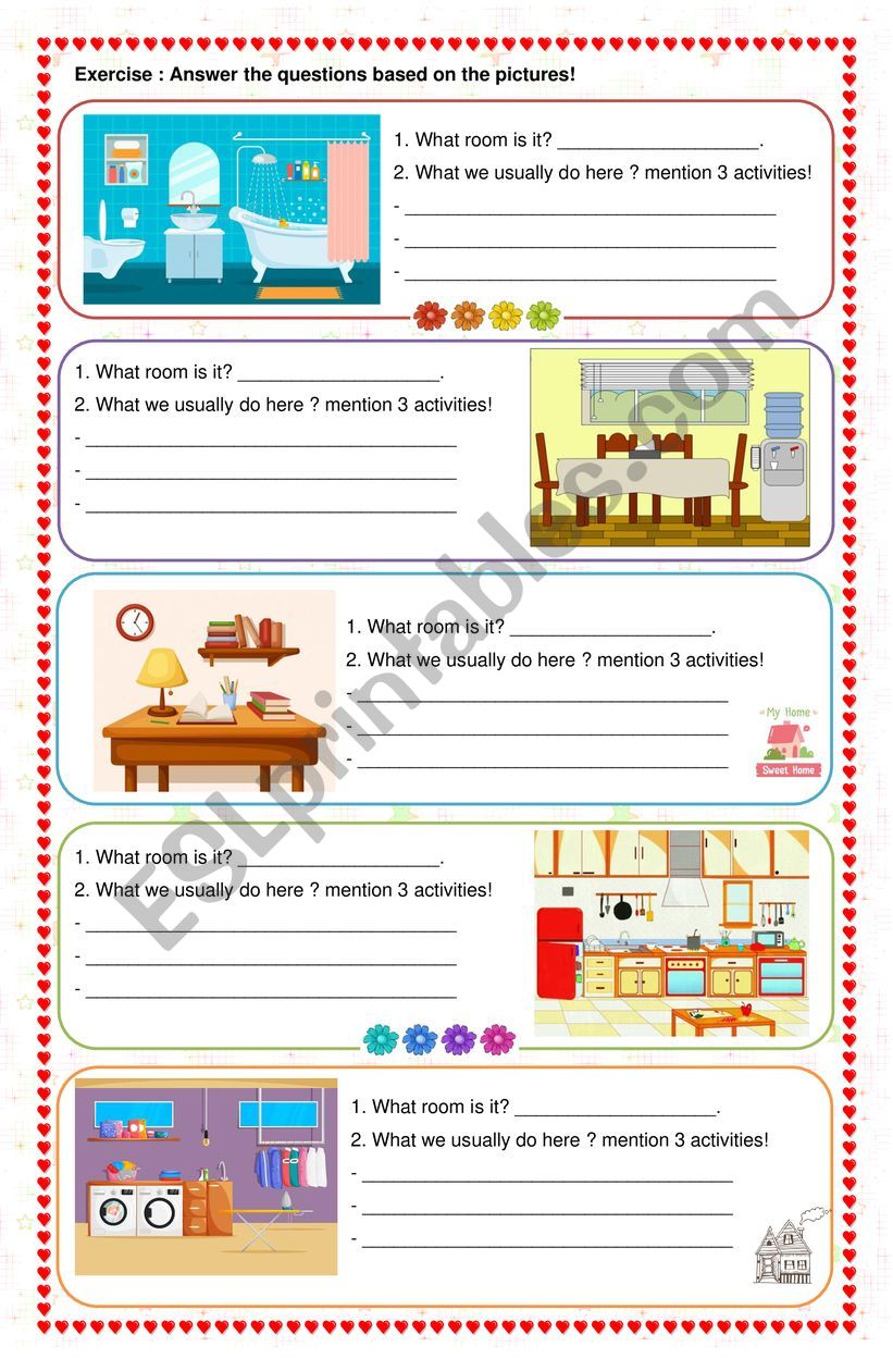 Home Sweet Home Part 2 of 3 worksheet
