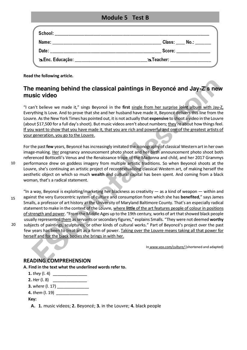 Module 5 worksheet