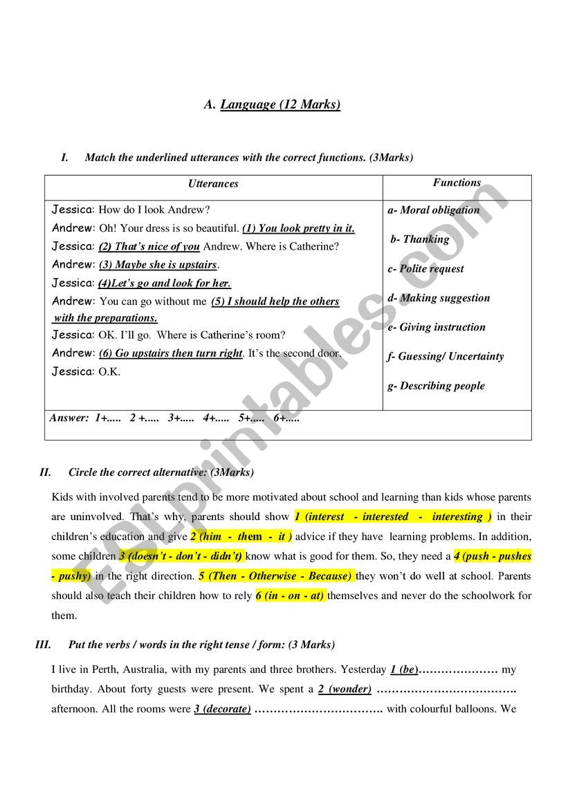 8 mid semester test n2 A worksheet