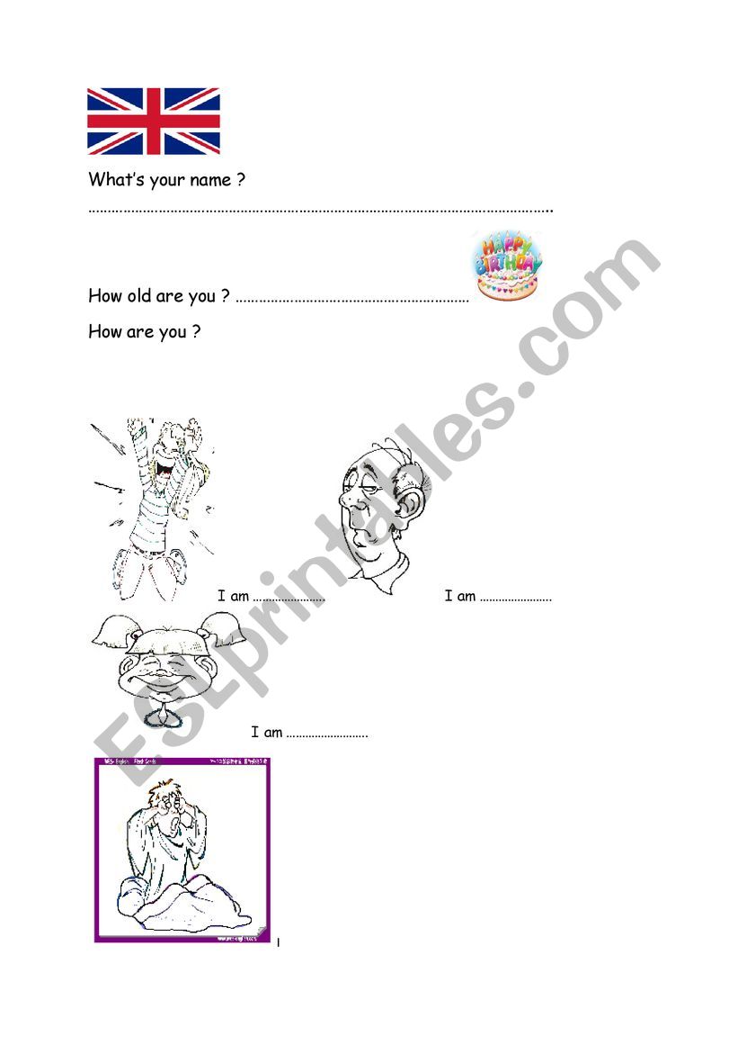 How are you esl worksheet by louisa2000 