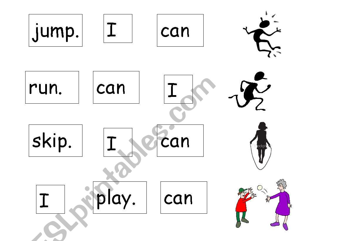 Unscramble the sentences worksheet