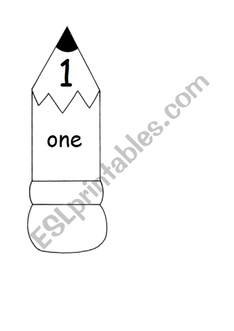 The numbers worksheet