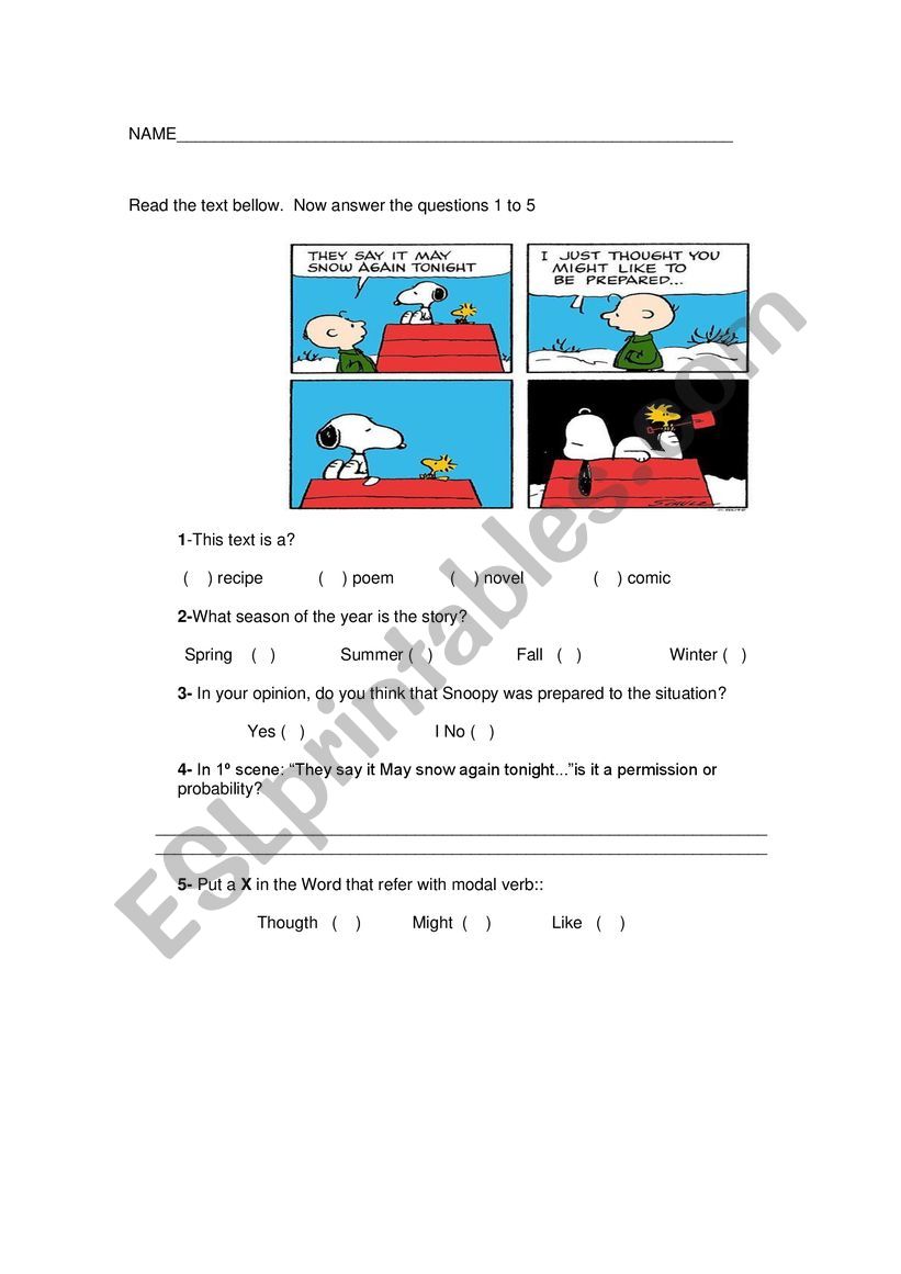 HQ activity worksheet