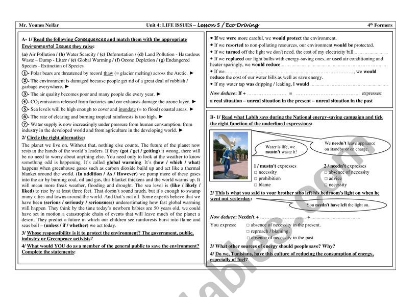 Unit 4 - Lesson 5 - Eco Driving