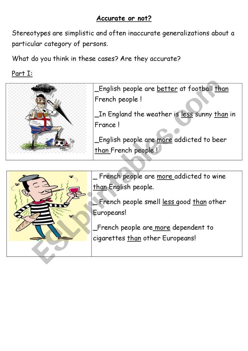 stereotype-esl-worksheet-by-mymy82