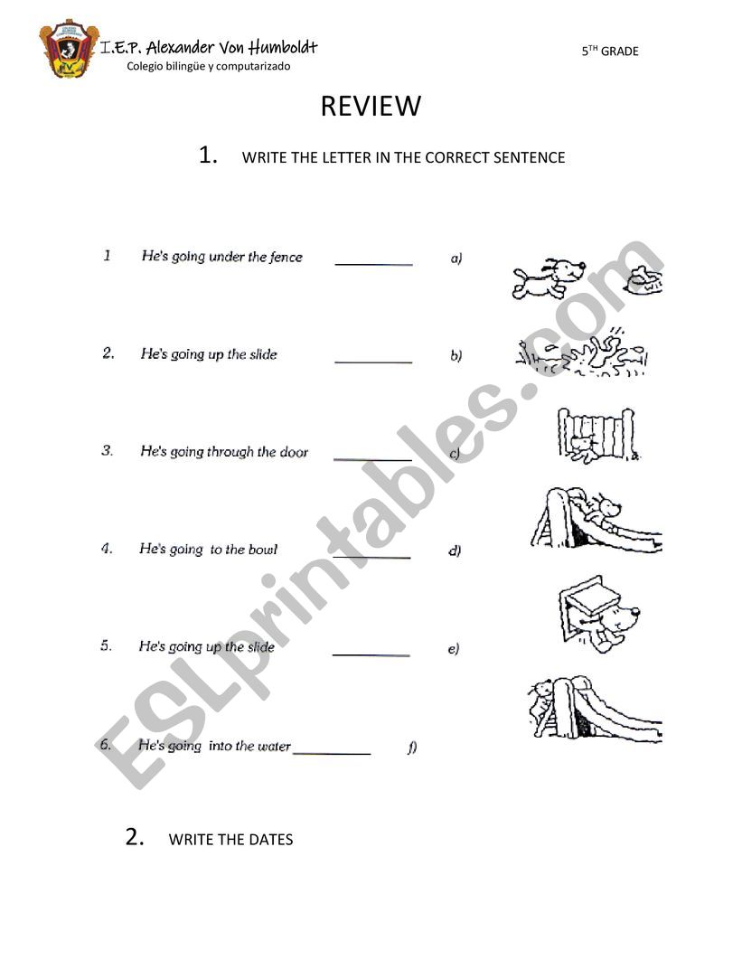 review  worksheet