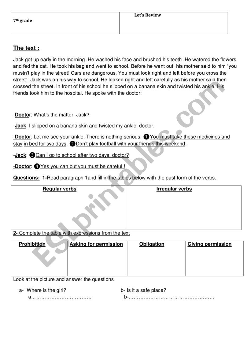 let�s review worksheet