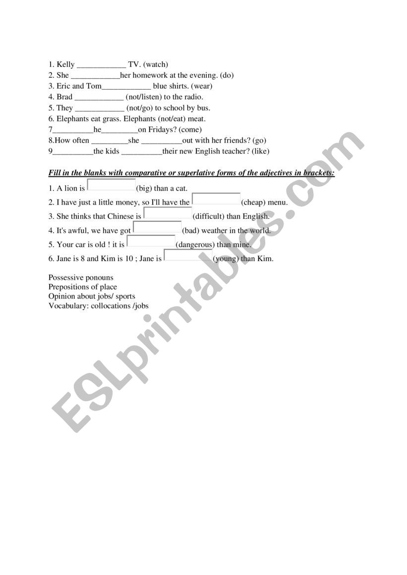 sport reading comprehension worksheet