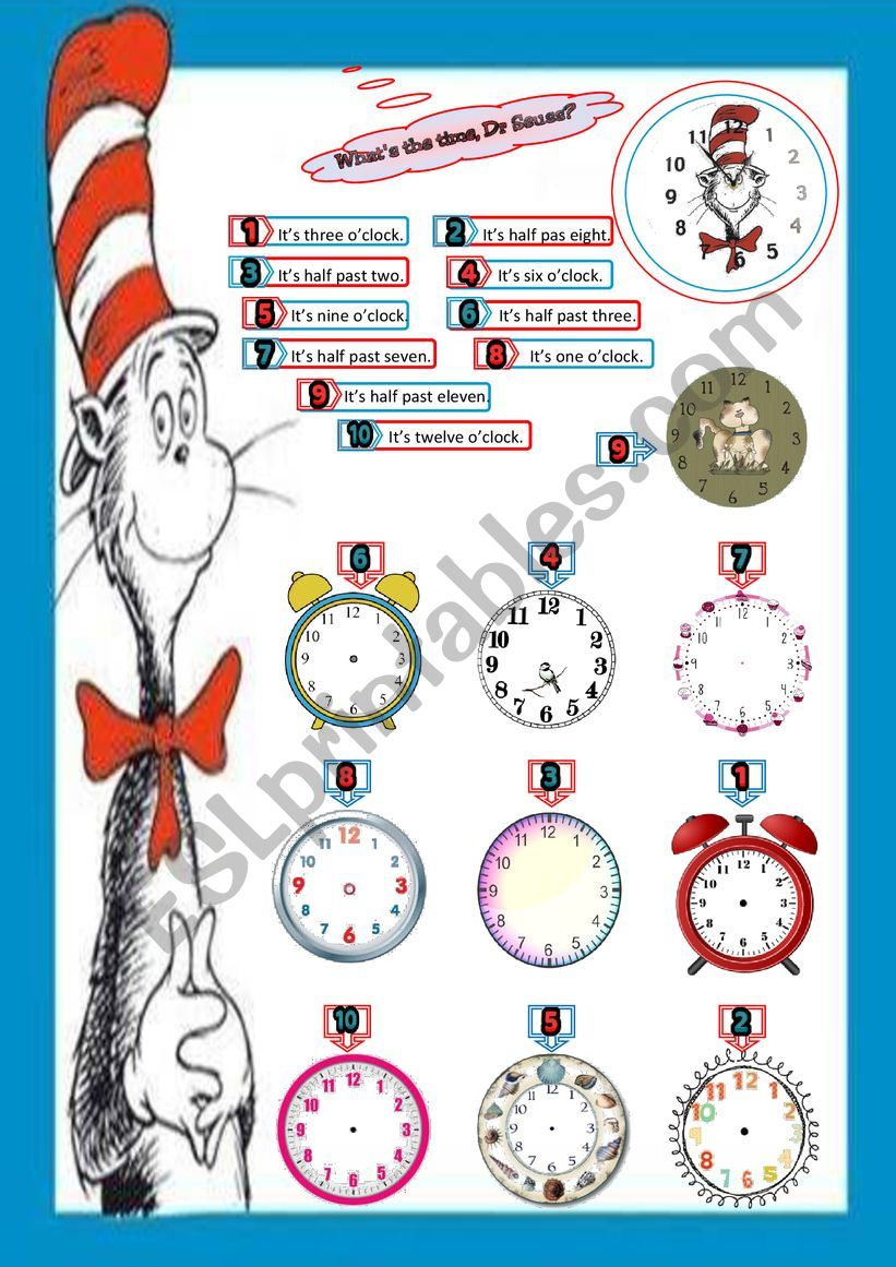 Whats the time? worksheet