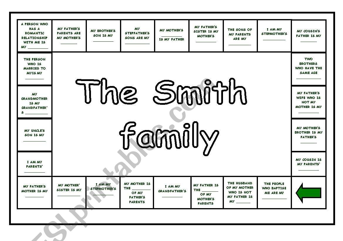 Printable Board Game For Esl