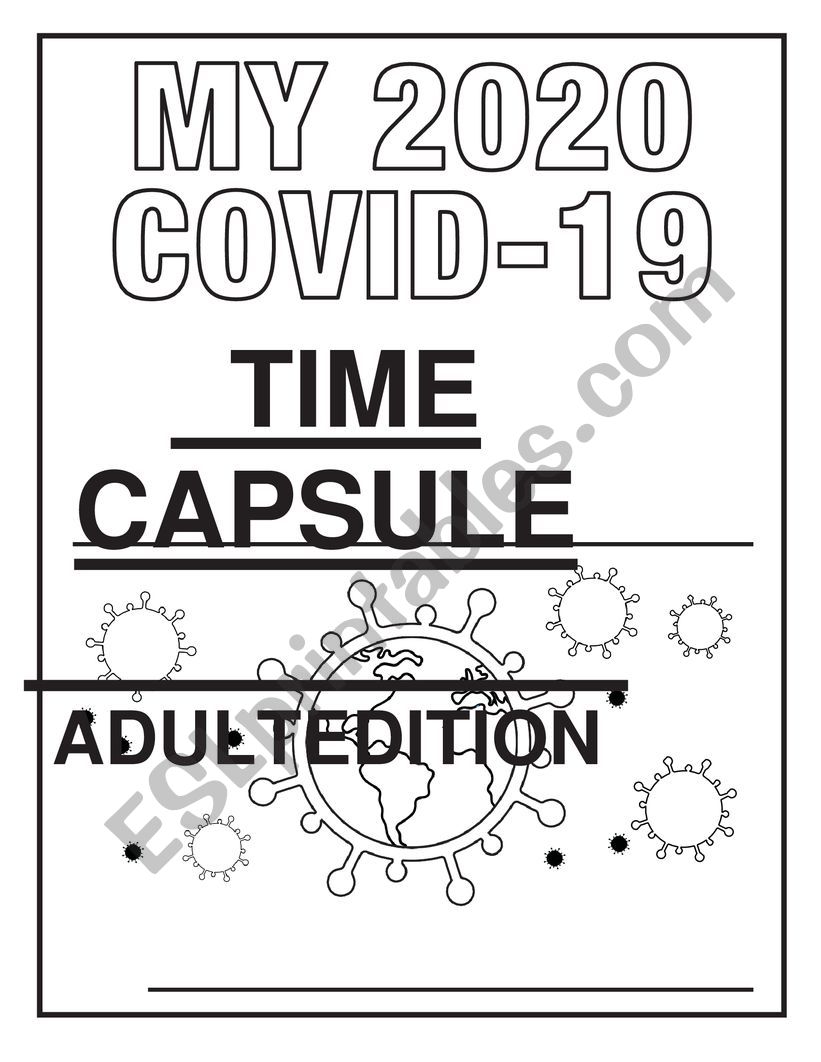 covid time capsule worksheet