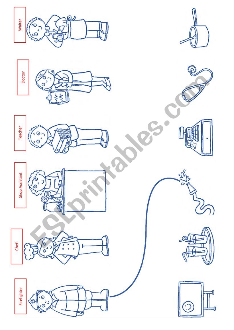 Comunity Helpers worksheet