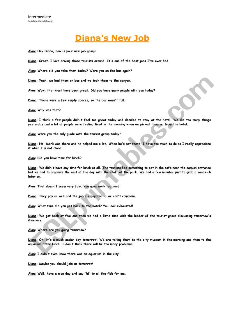 dialogue worksheet dialogue worksheet