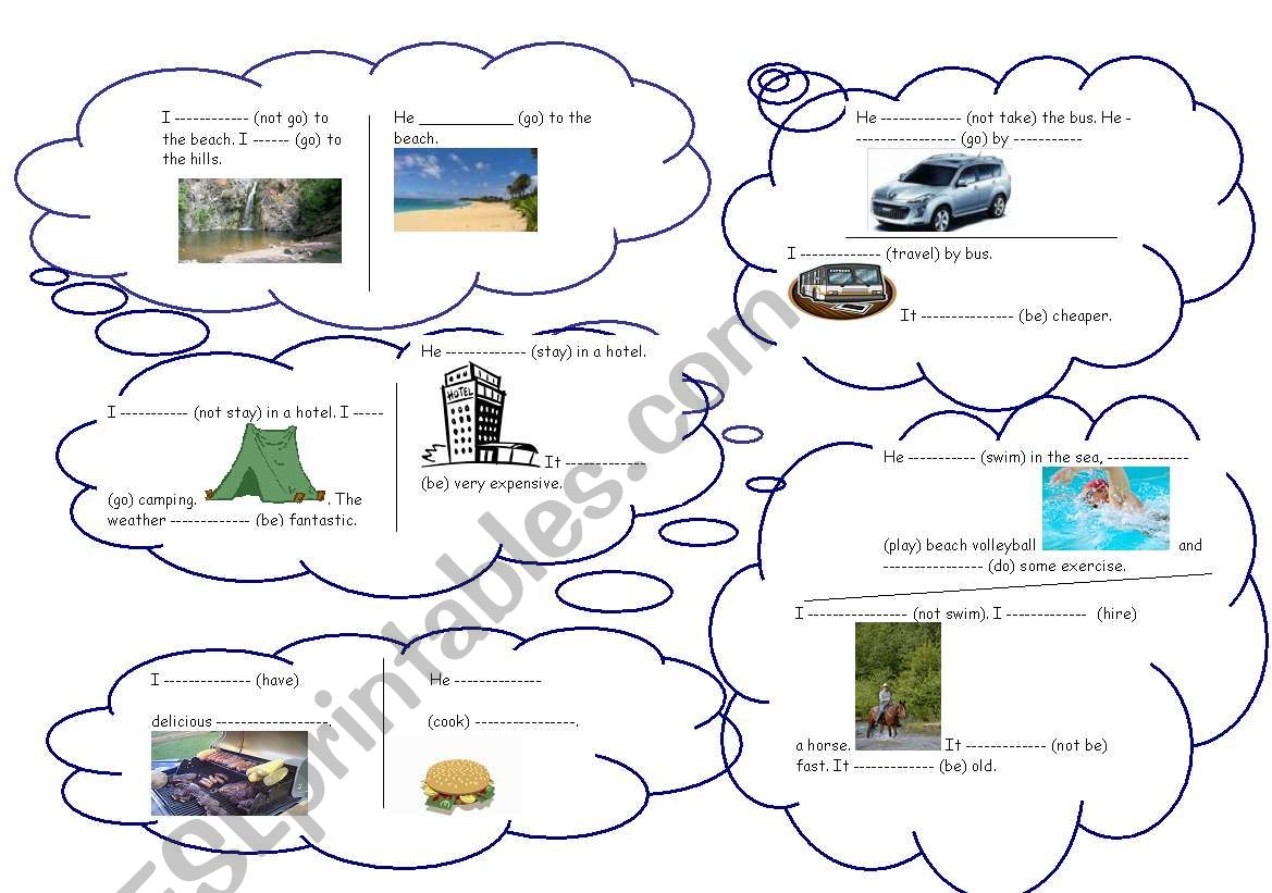 Last Holidays - Simple Past (Activity 2)