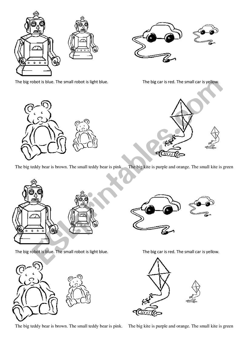 My toys worksheet