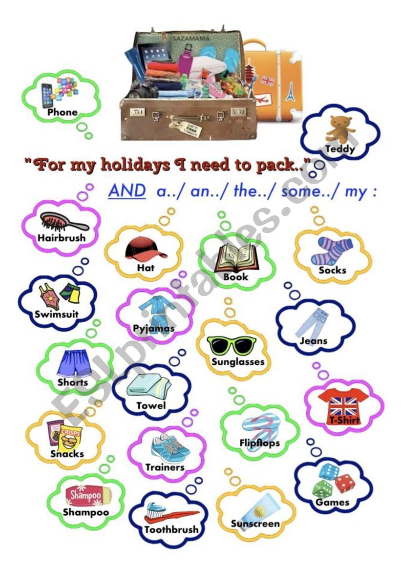 Holidays Speaking Practice Game