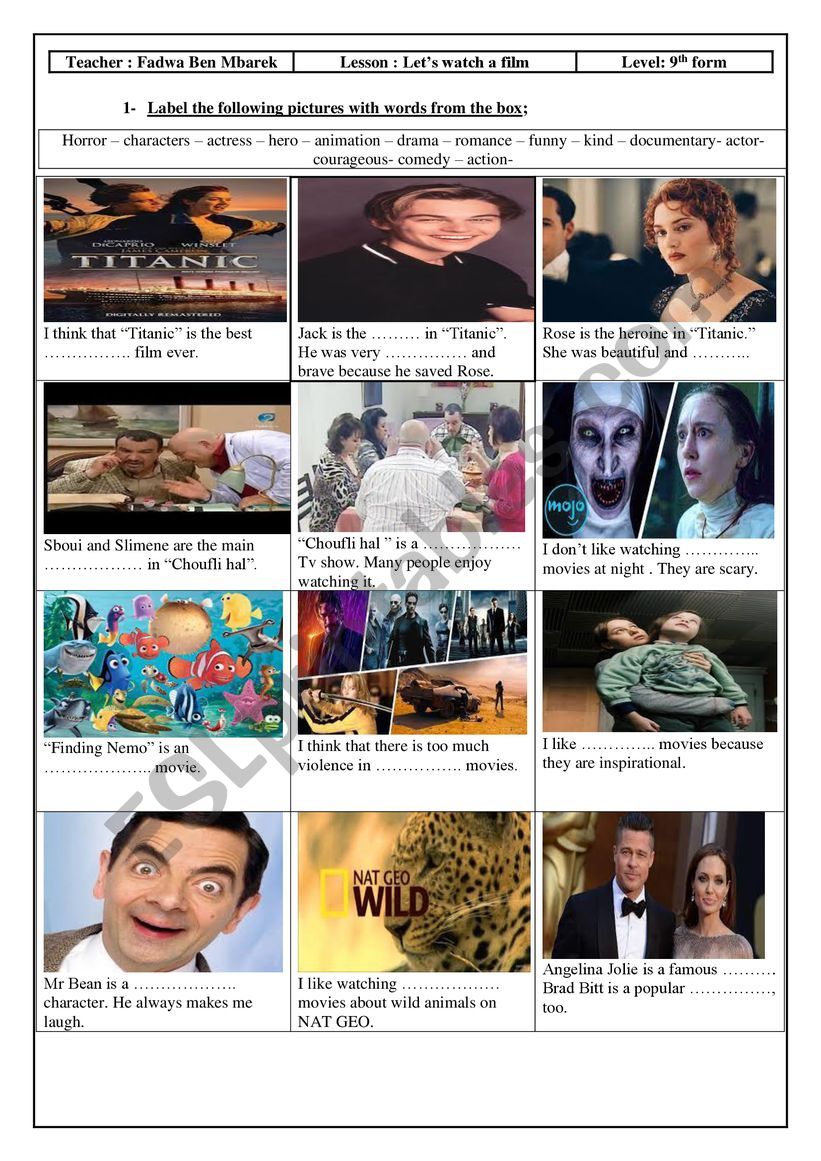 LetÃ¯Â¿Â½s watch a film: Finding Nemo