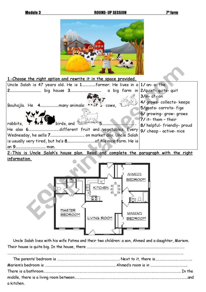 Round-up session Module 3 7th form (part 1)