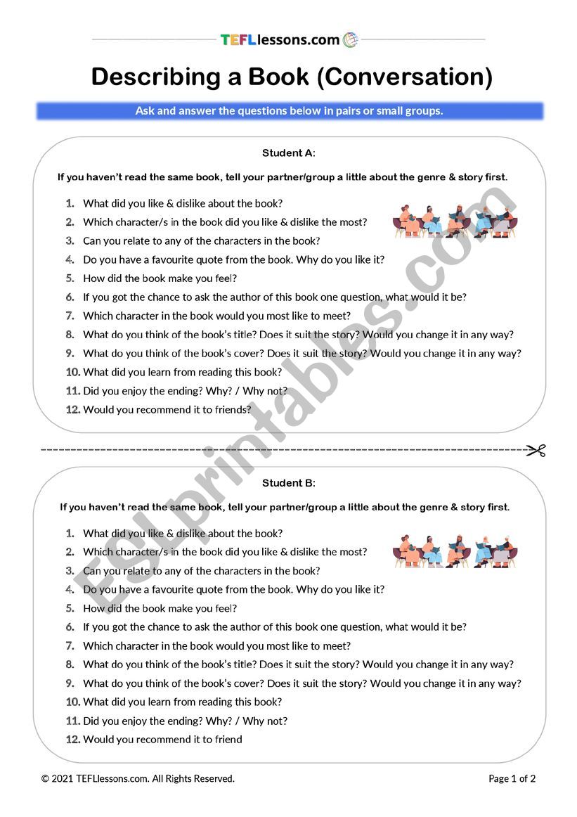 book review conversation questions