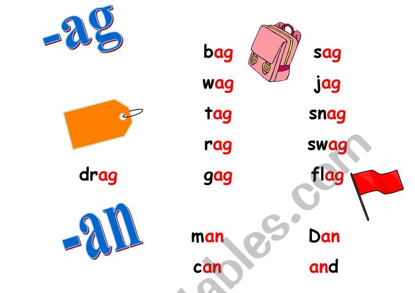 Phonics worksheet