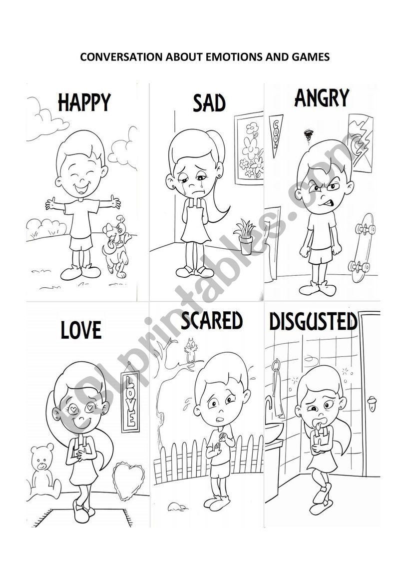 Feelings  worksheet