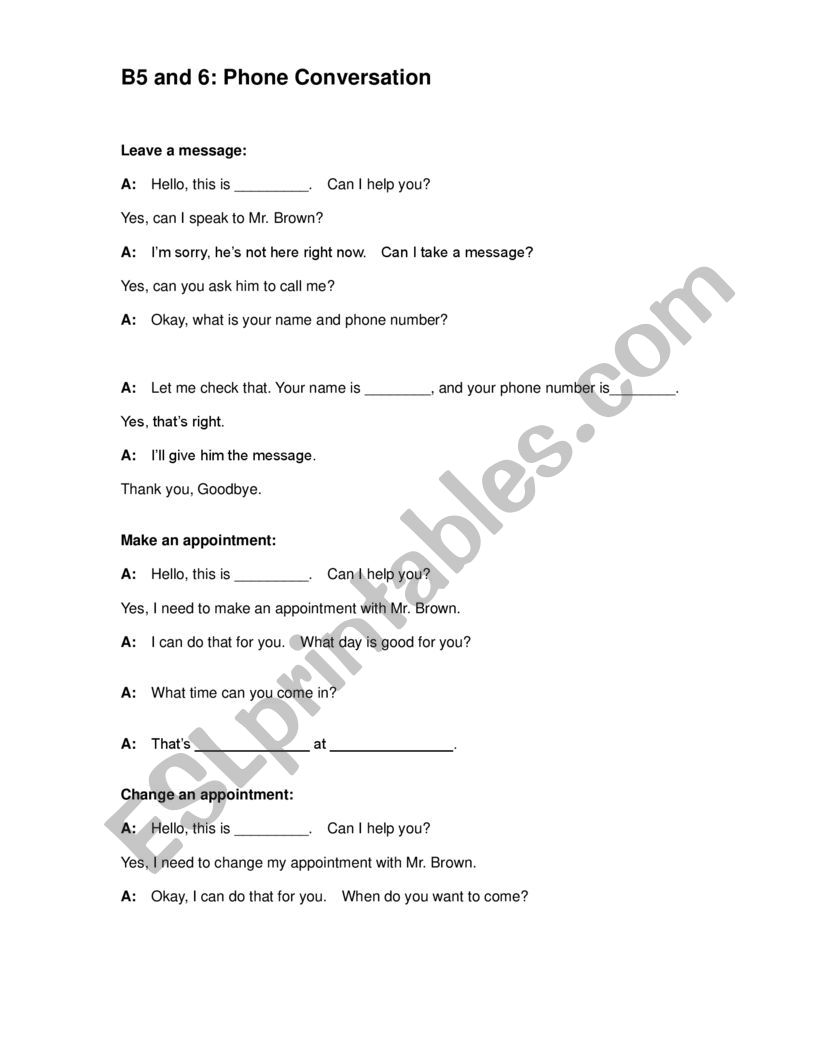 Esl actiity worksheet