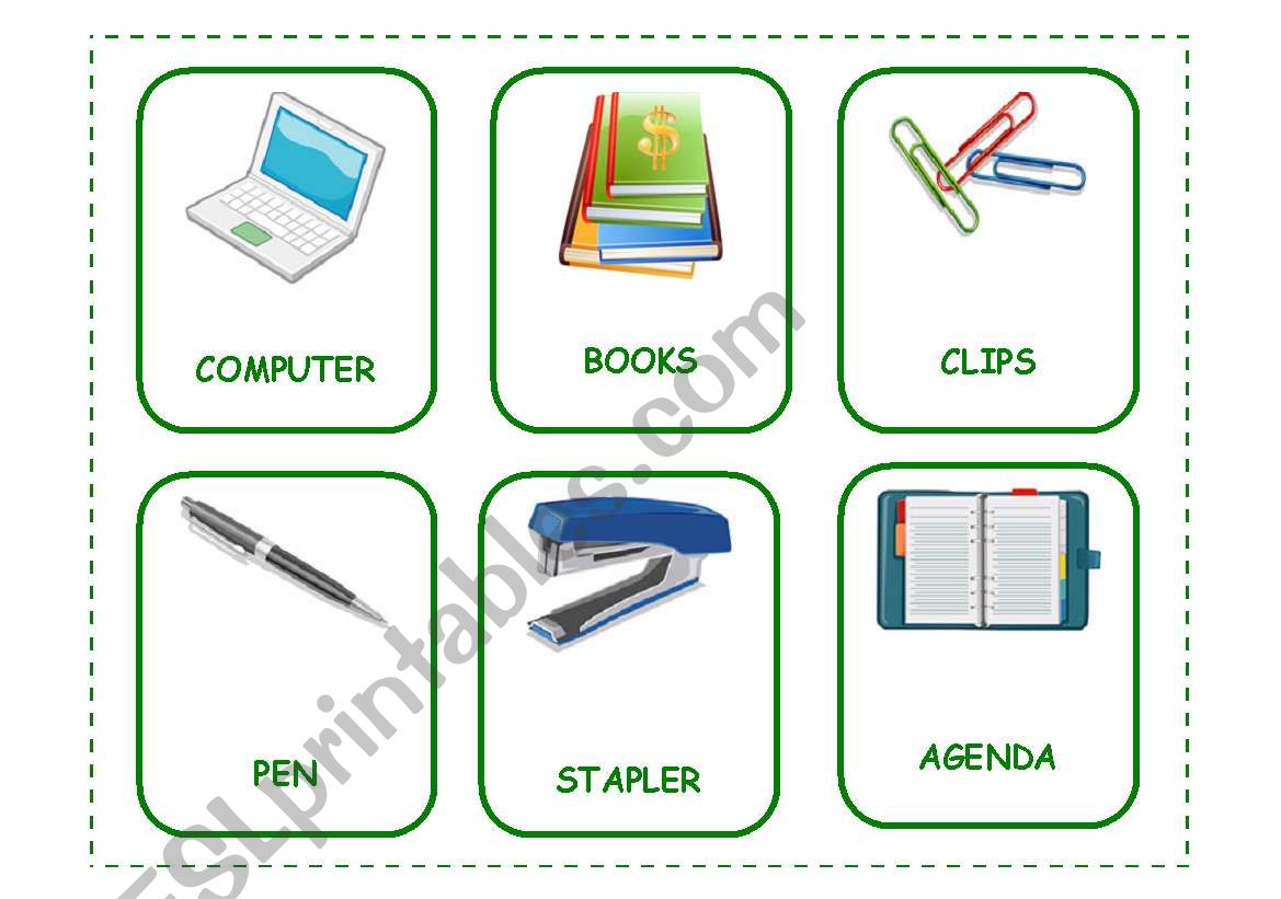 SCHOOL OBJECTS CARDS (04.09.08)