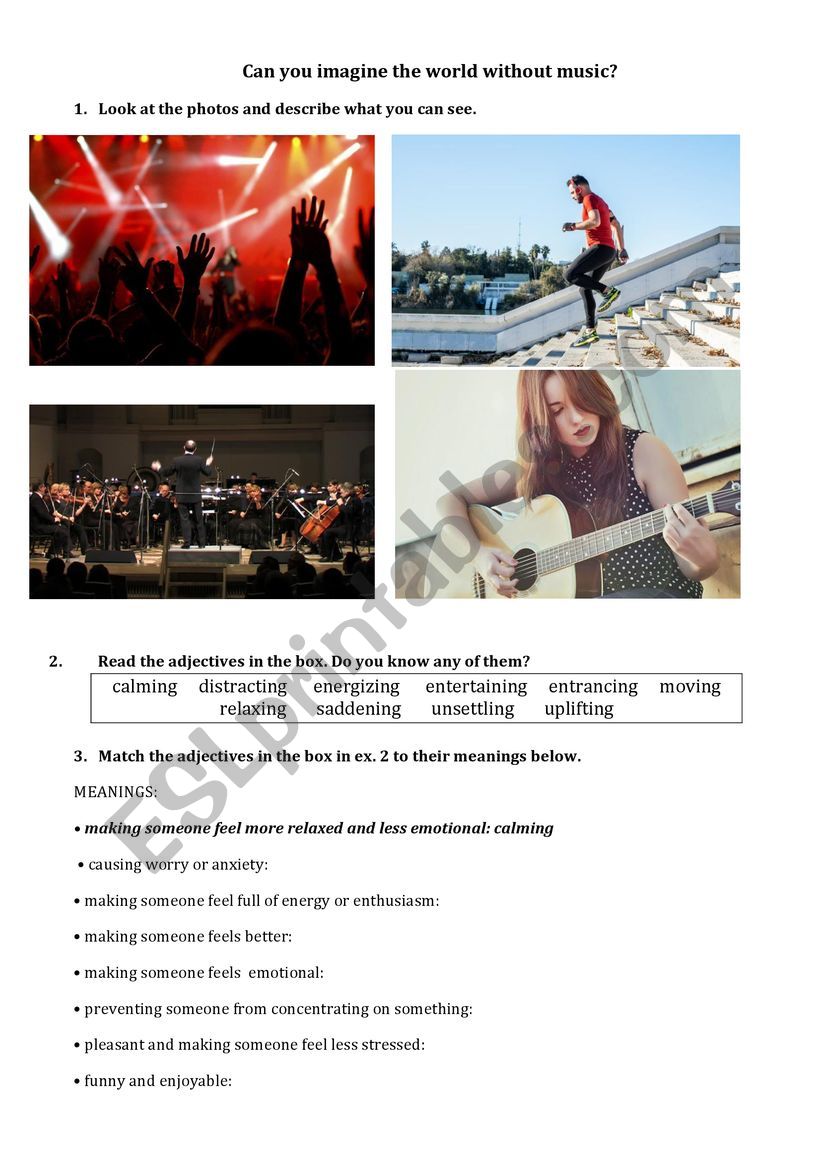 Can you imagine the world without music