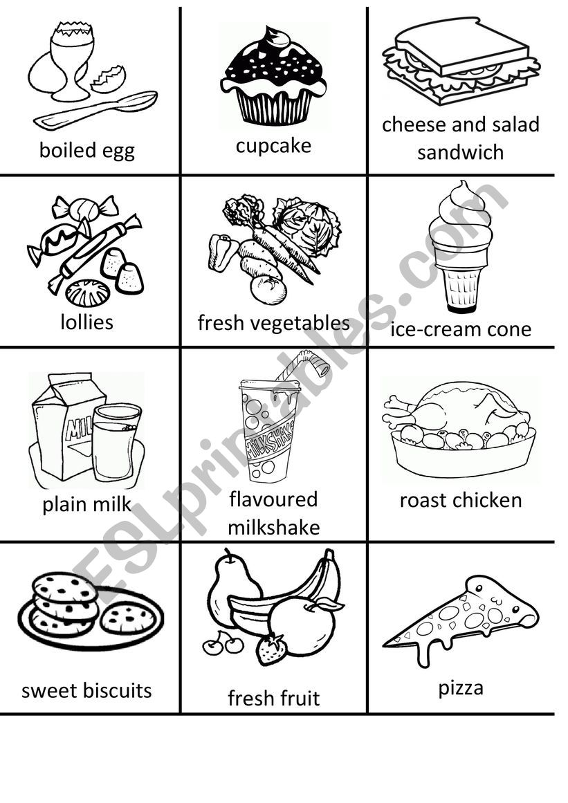 Food Sort - Everyday Foods and Sometimes Foods