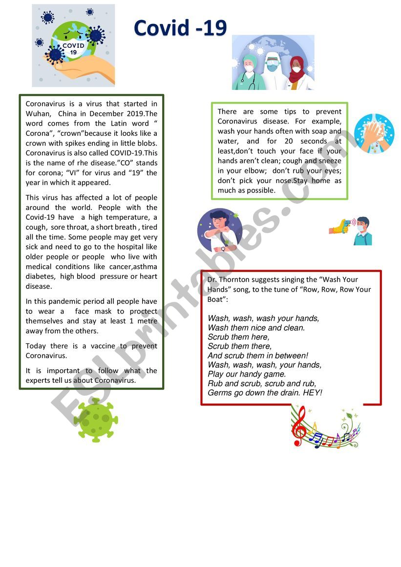 Covid-19 worksheet