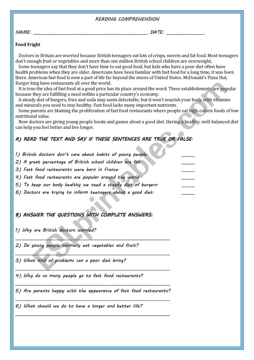 Reading comp countable and uncountable nouns