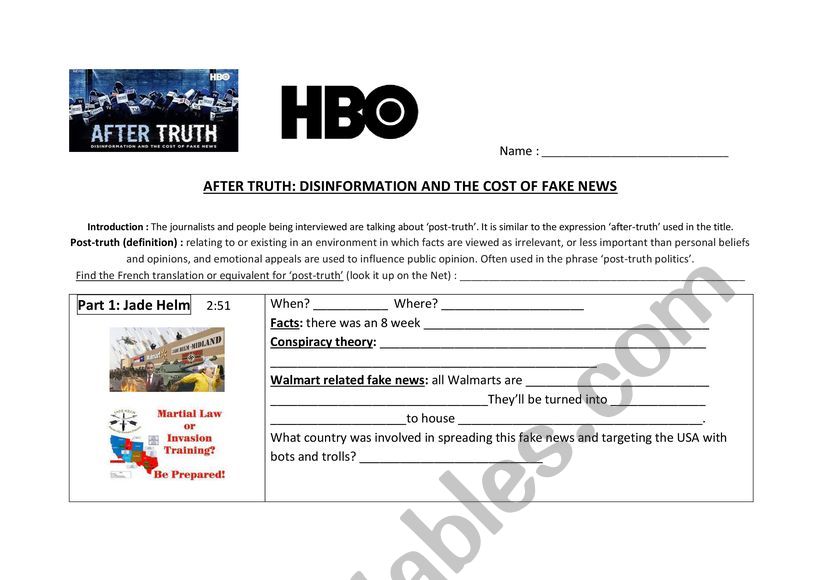 After Truth: Disinformation and the Cost of Fake News HBO Documentary