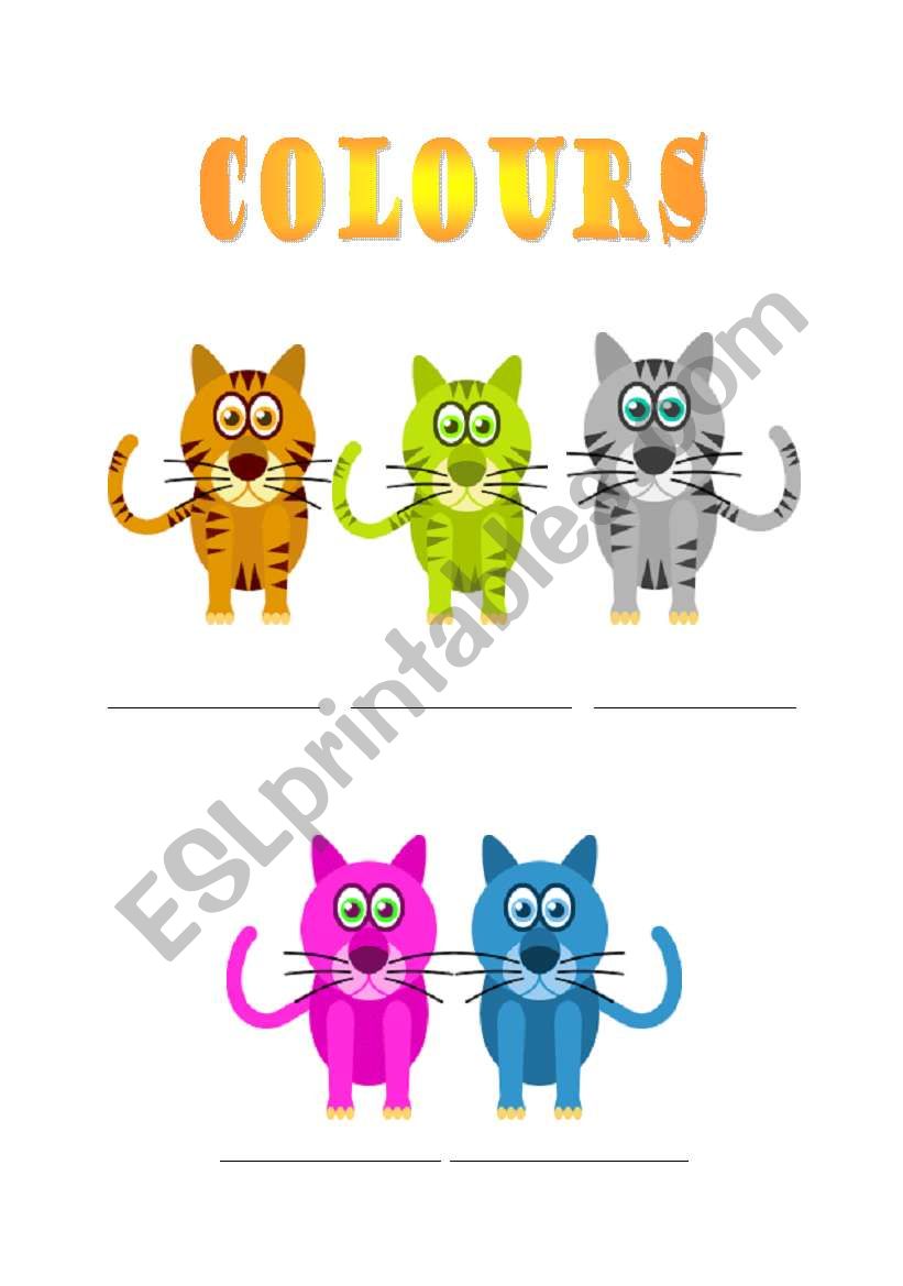 COLOURS - name of the colours worksheet