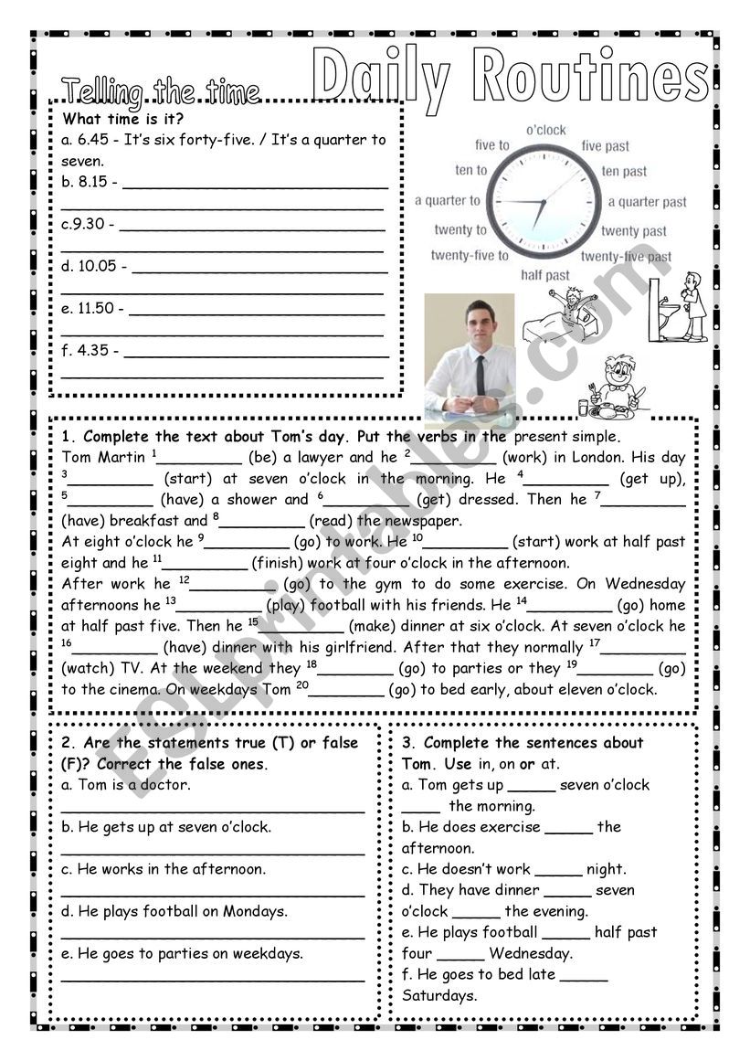 Guide on simple present tense 