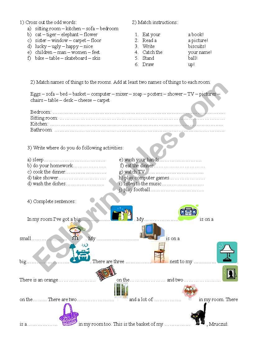 House worksheet