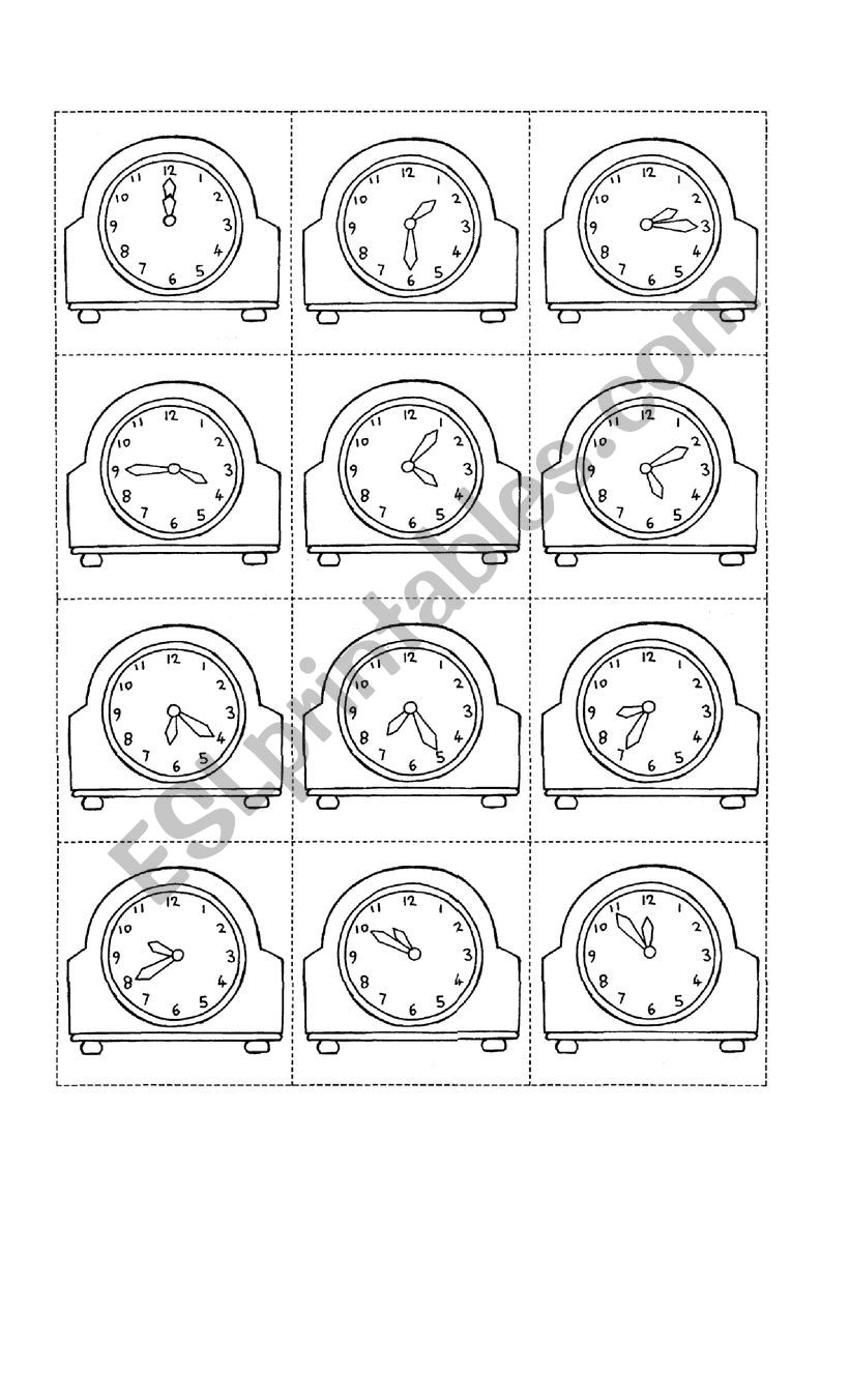 Telling The Time worksheet