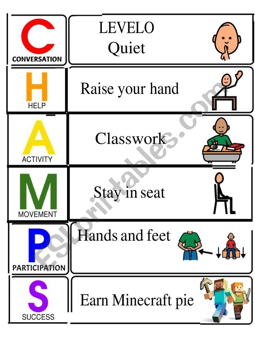 Classroom Rules worksheet