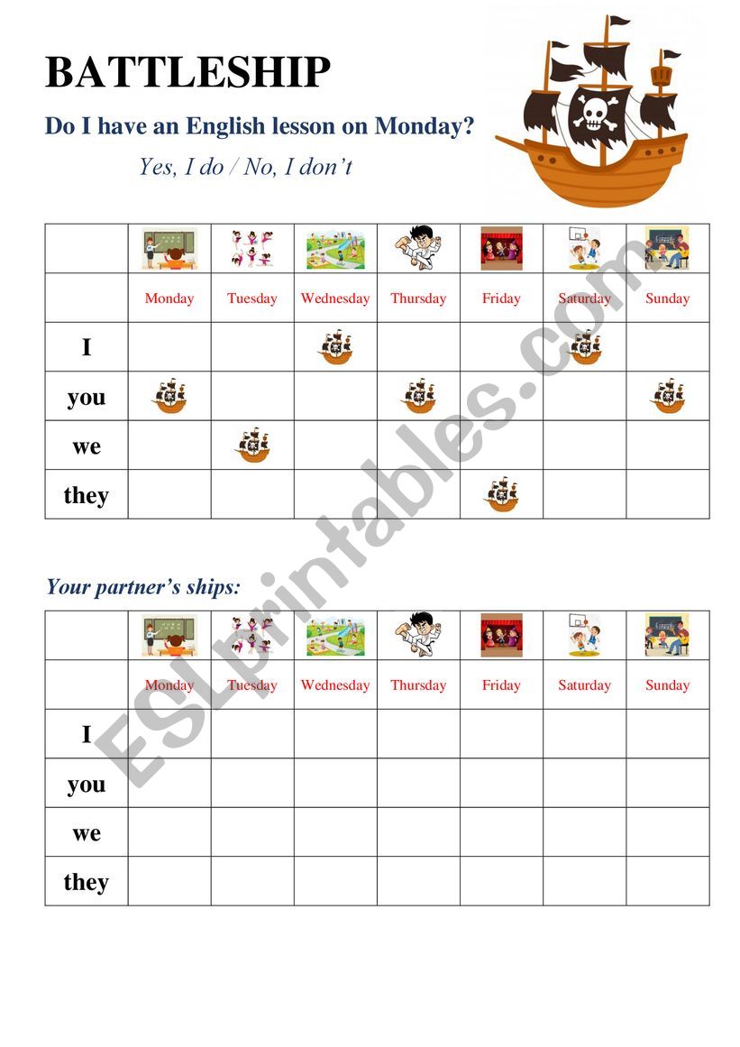 afterschool activities (battleship)