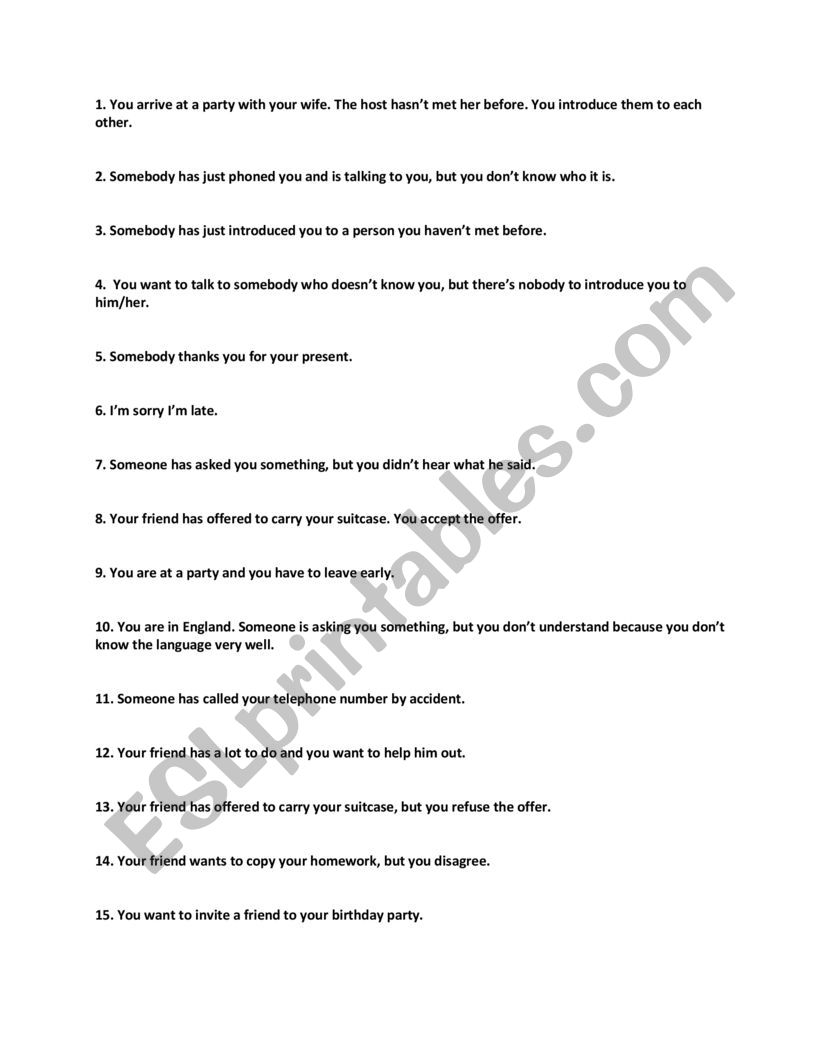 speak for 2 minutes part 2 worksheet
