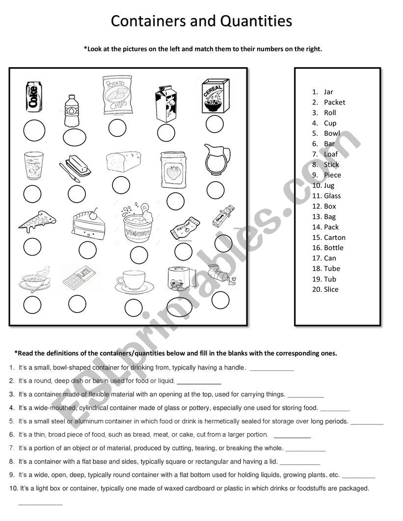 Animals worksheet